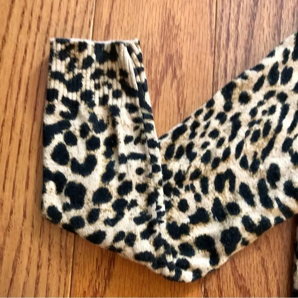 Baby Gap Leopard Print Tan Black Cardigan Toddler Girl’s Size 4